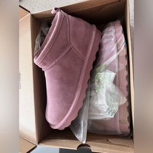 BearPaw Pink Ankle Boots